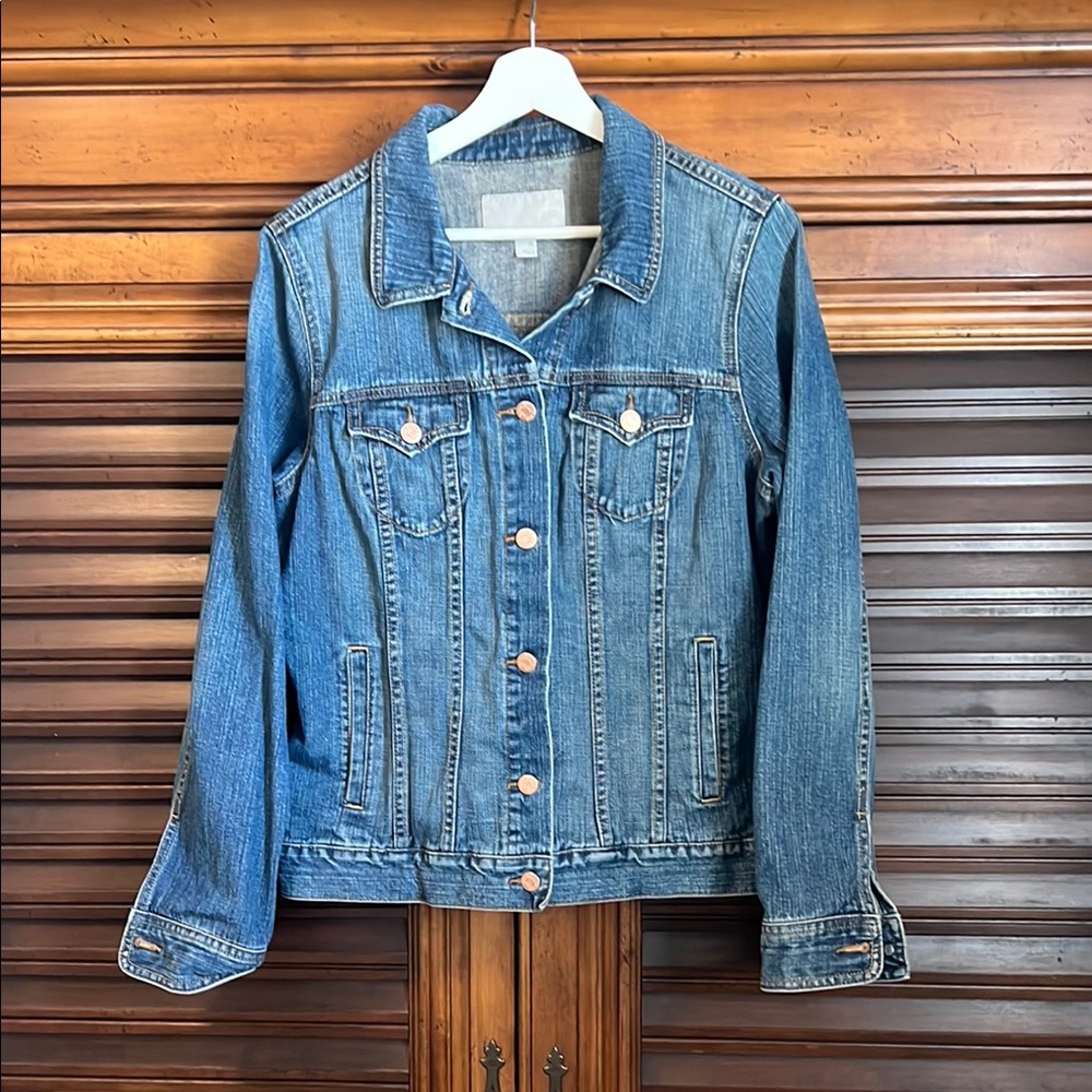 Old Navy Classic Blue Jean Denim Jacket XL